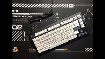 Keychron Q1 Typing Test with Simple Mods