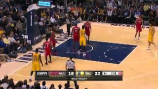 20131221 火箭 vs. 溜馬 精采片段03