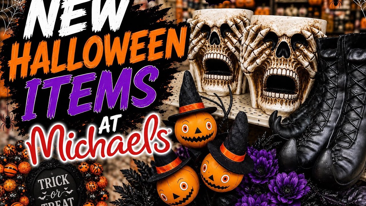 New Halloween Items at Micheals - YouTube