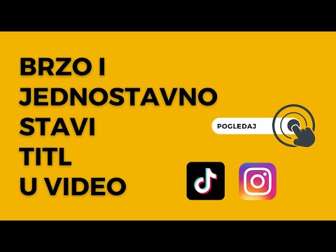 Video: Kako dodati titlove?