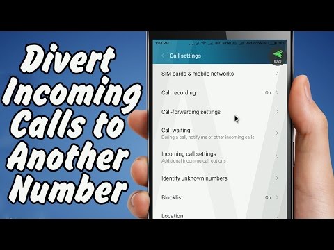 Divert Incoming Calls To Another Mobile Number - Android Miui Tutorial