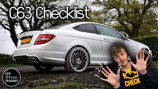 do not buy a c63 amg without checking these 10 things first!