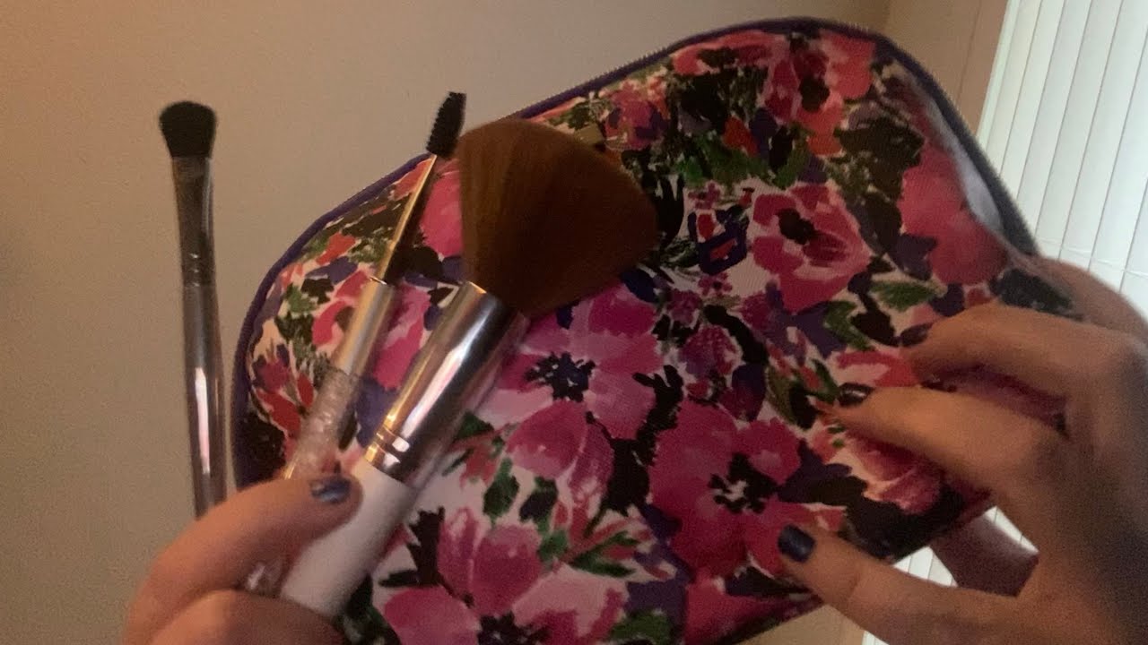 ASMR lofi doing your makeup | Aggressive camera touching | No talking ...