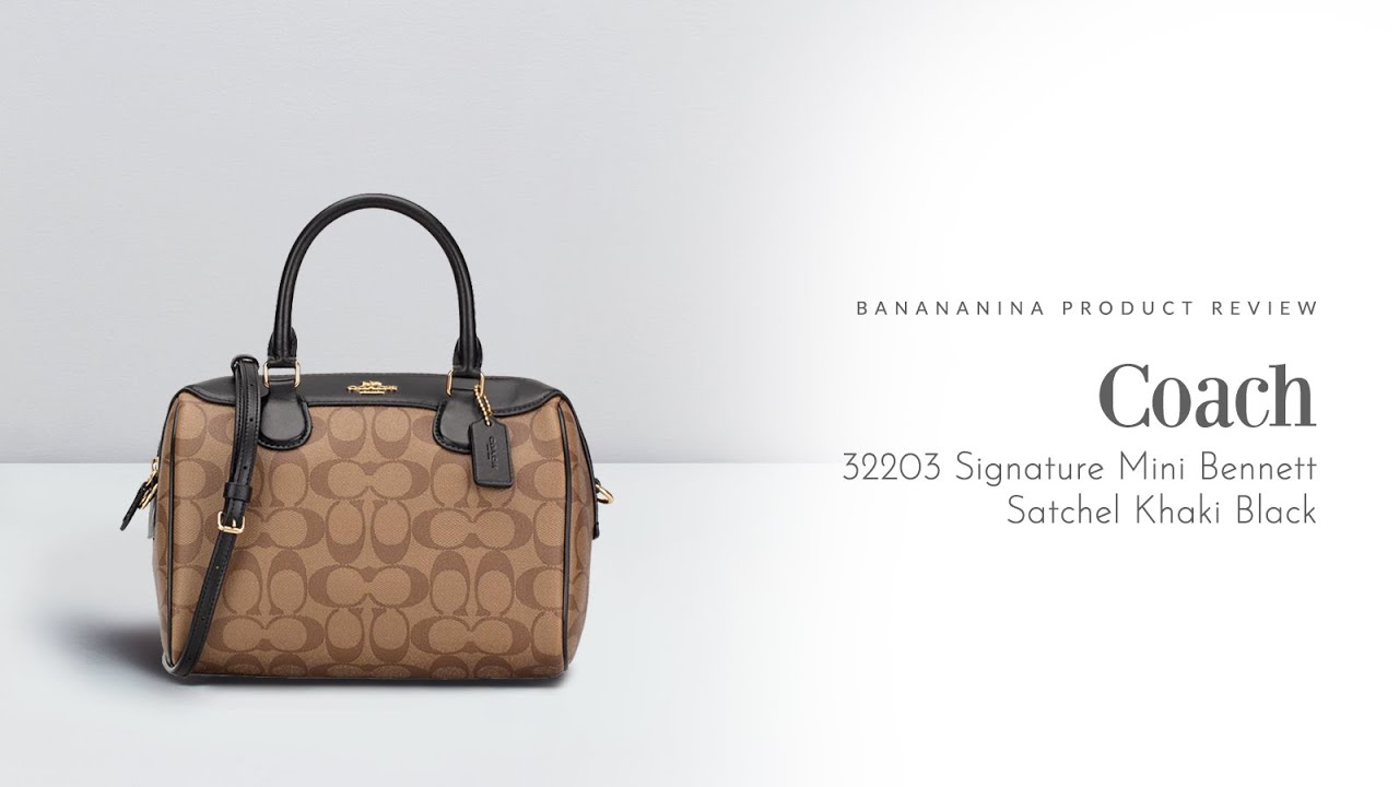 Banananina Product Review: Coach Signature Mini Bennett Satchel