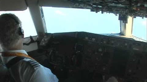 Real cockpit video Amsterdam to Curacao # 4  (Boeing 767-300ER)