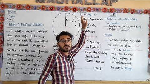 9th Class physics | lec 5  |Chapter #5 | MOTION OF ARTIFICIAL SATELLITE