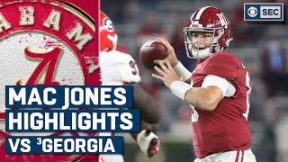Mac Jones vs. #3 Georgia Bulldogs Highlights: Jones throws for over 400 yards | CBS Sports HQ