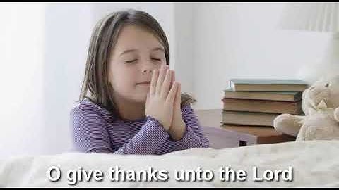 Gary Hullquist - O Give Thanks Unto the Lord (Scripture Song)