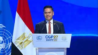 Speech รมว.ทส. on COP27 from Egypt 2022