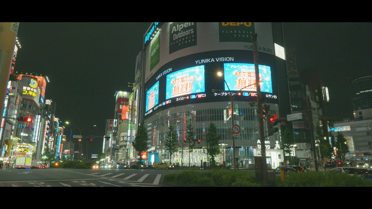 Lumix S5ⅱX 夜間テスト動画/新宿 - YouTube