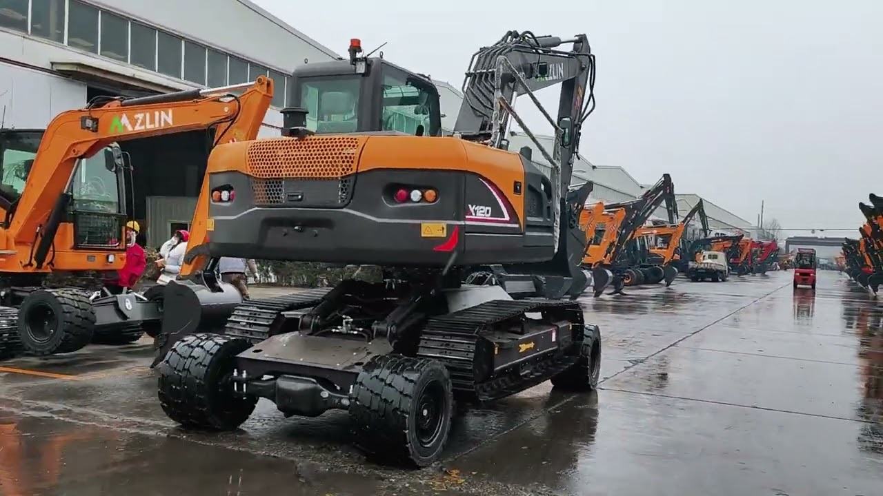 Wheel- crawler excavator