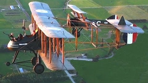 RAF F.E.2b and Sopwith Triplane