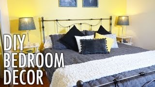 DIY Bedside Tables and Bedroom Decor with Mr. Kate