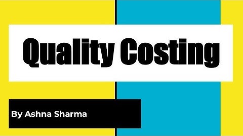Quality Costing