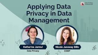 Applying Data Privacy in Data Management