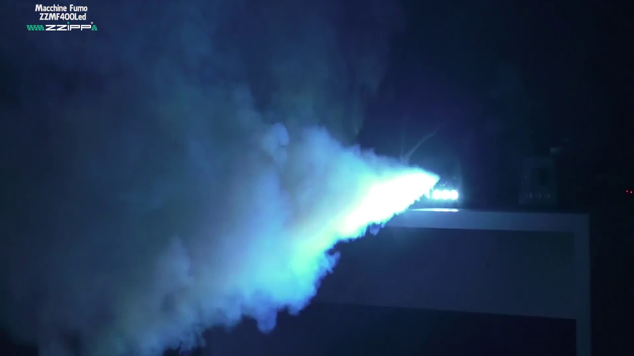 Macchina Effetto Fumo a Led ZZFM400W