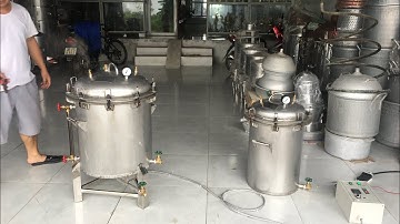 Nồi áp hơi Nấu Cao Dược liệu Nấu Cao Xương đun điện hoặc củi và ga