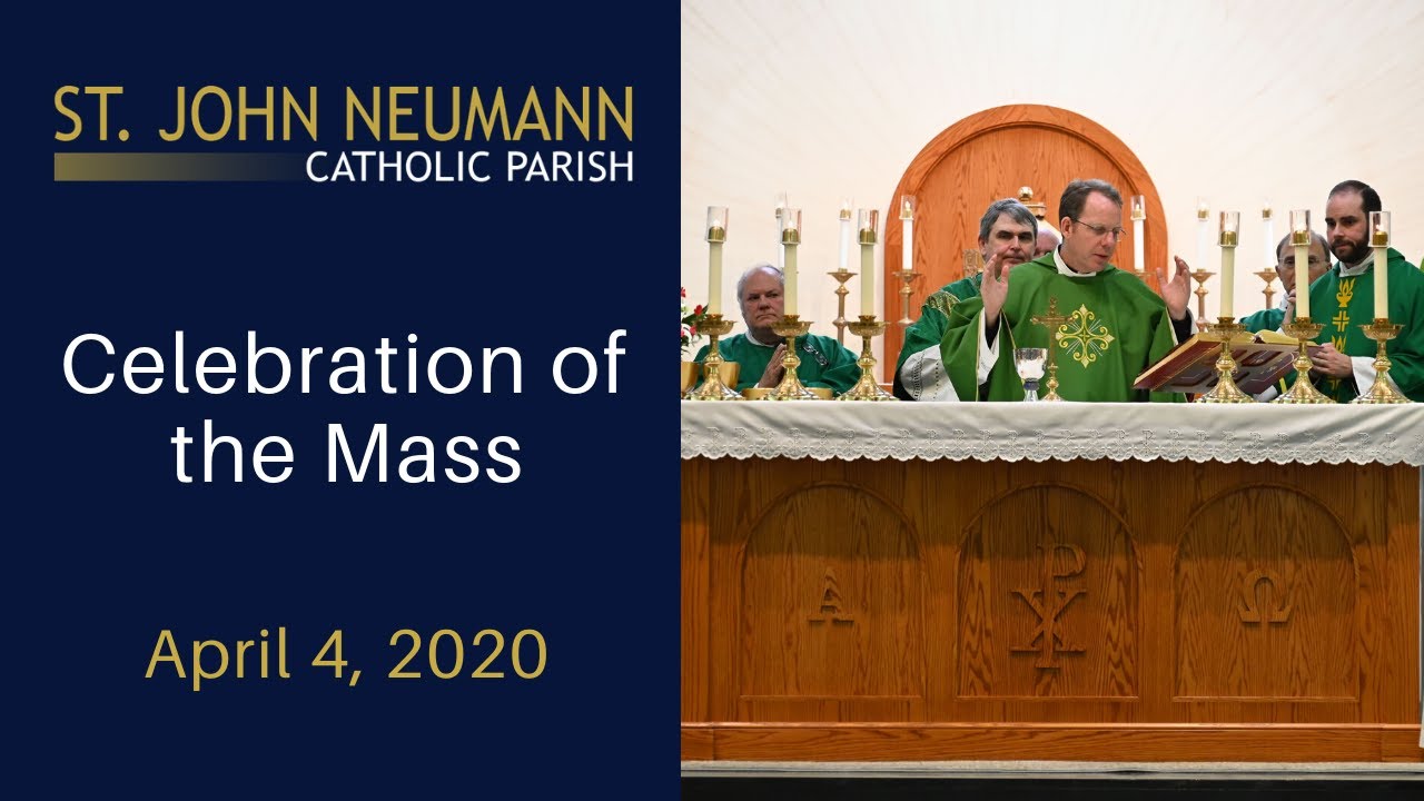 Daily Mass April 4, 2020 YouTube