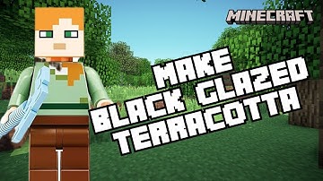 How to Make Black Glazed Terracotta in Minecraft 2024?