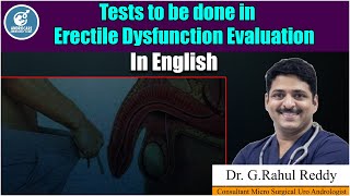 Tests To Be Done In Erectile Dysfunction Evaluation | Dr Rahul Reddy | Androcare Andrology Institute Difference Between Erectile Dysfunction Premature Ejaculation Dr Rahul Reddy Androcare