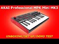 AKAI MPK Mini MK3 / Unboxing / Set Up / Demo Test