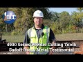 4900 Series Powder Cutting Torch Demo | Sadoff Iron &amp; Metal Testimonial