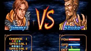 Fighting Game Bosses 119. Double Dragon (Neo-Geo) - Koga Shuko boss battle