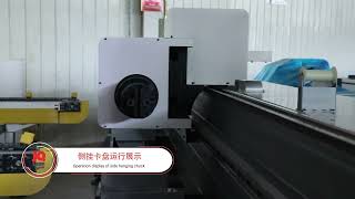 JQ T1 fiber laser tube cutting machine with two moving chucks