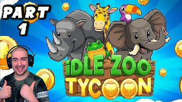 Idle Zoo Tycoon Walkthrough #1 - NEW ZOO IDLE GAME!? - (Android Gameplay Let