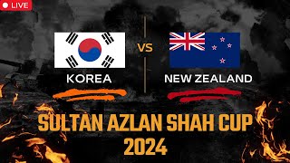 New Zealand Vs Korea Hockey Live  | Sultan Azlan Shah Cup 2024