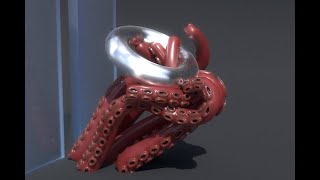 Asmr Tentacles With Tyflow 3D Studio Max