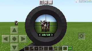 Actual Guns 3D Addon in Minecraft PE (3D Modelled Guns and Weapons!) screenshot 2