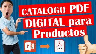 Como hacer un CATALOGO DIGITAL en PDF gratis /