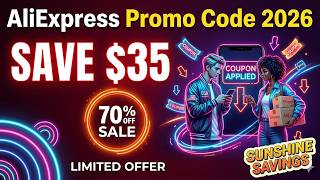 Best AliExpress Promo Code May 2026 🔥 Save $35 Instantly + 70% OFF Sunshine Savings Sale