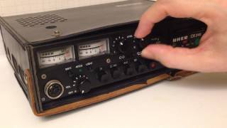 Uher CR240 - Portable Cassette Recorder - Knob Feel Review