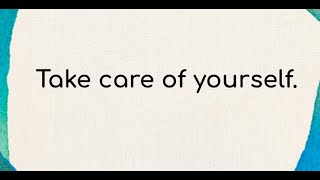 Take Care Of Yourself Challenge