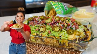 Short on Time? Make The BEST WALKING TACO CASSEROLE in LESS than 20 Minutes PLUS JALAPEÑO DIP!