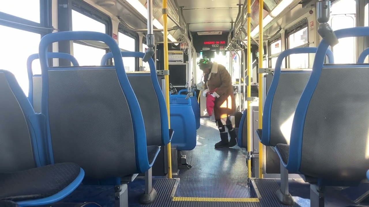 CTA On Board Riding 2008 New Flyer D40LF Bus 1932 on Route 49 Western from 79th to Irving Park