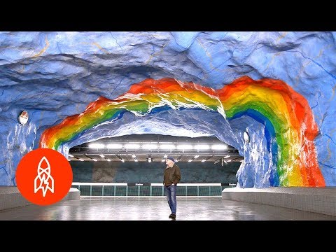 Marvel at Stockholm&#039;s Subway Art