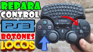 Como REPARAR un Control de PS3 con la Falla de los BOTONES LOCOS o Se PRESIONAN SOLOS Super Fácil by Taller del CRAZY 1,780 views 7 months ago 10 minutes, 21 seconds