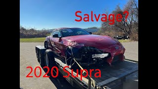 Rebuilding A Wrecked 2020 Supra: picking it up   the first start