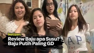 Heboh Video 20 Detik, 4 Bersaudara Review Baju