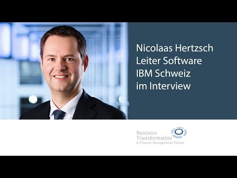 Interview mit Nicolaas Hertzsch, Leiter Software IBM Schweiz