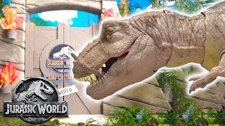 Can Darius Escape the Hungry TRex?!  | Jurassic World | Mattel Action!