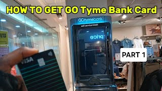 Part 2 Getting Go Tyme Bank Card from Kiosk ( With DJ Beelze LK)