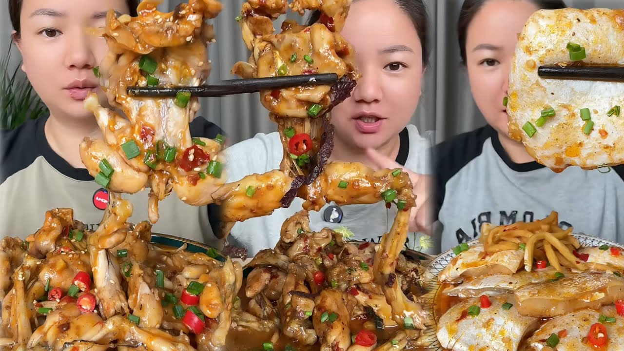 GA99:YUMMY ❤😋, Food Challenge With Real Sound #ga99