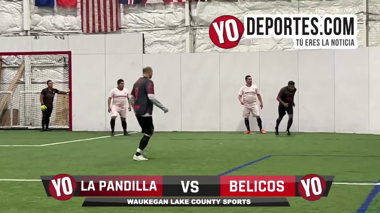 La Pandilla 🆚 Bélicos Waukegan Lake County Sports Semifinal Veteranos 