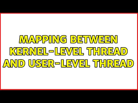 Mapping between kernel-level