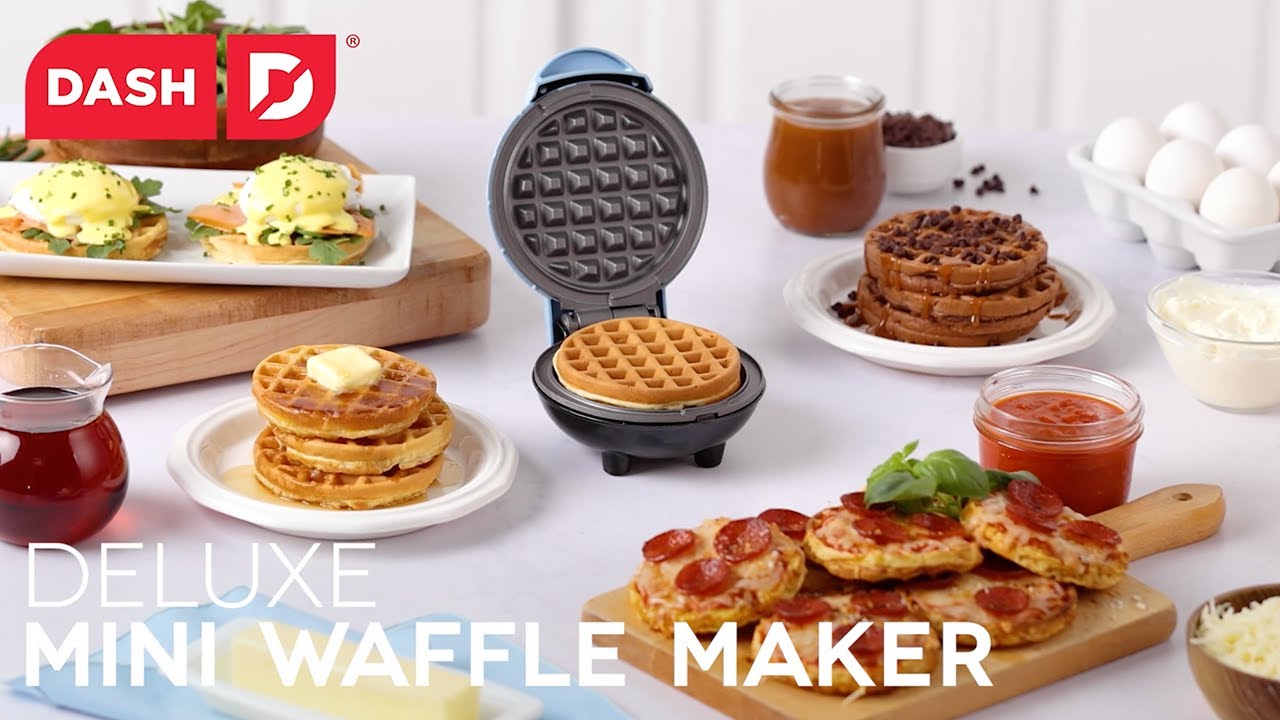 Dash Deluxe Mini Waffle Maker 