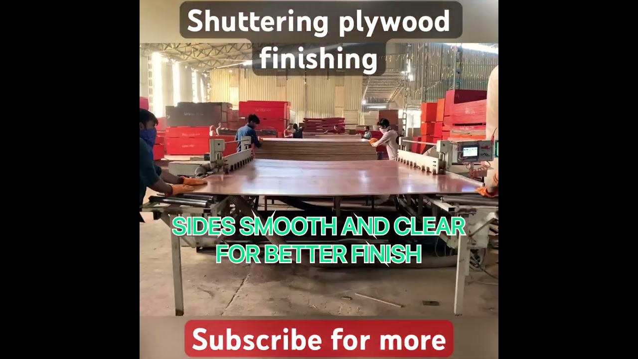 Shuttering plywood making process 
